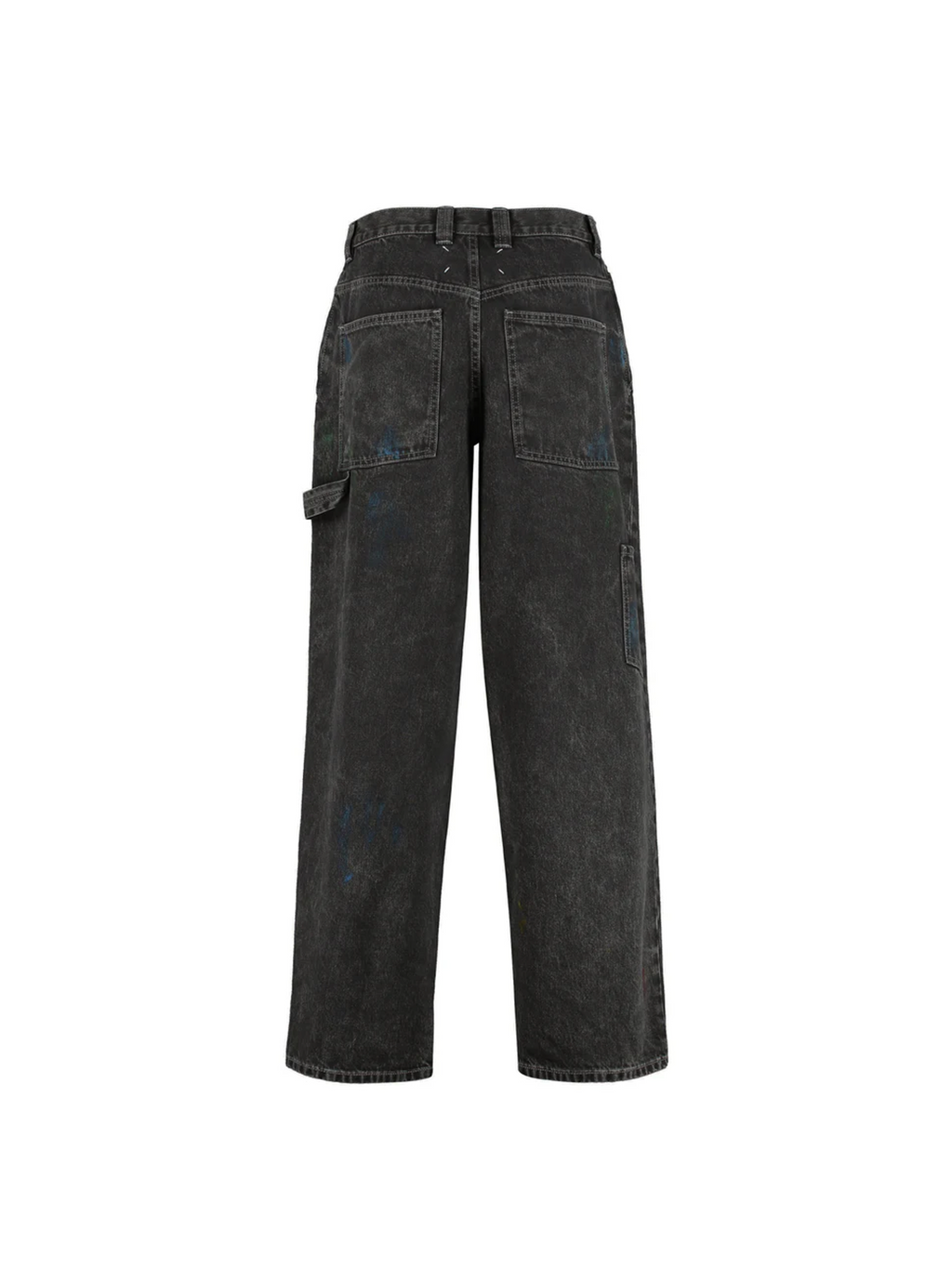 Paint Drops Carpenter Jeans Black