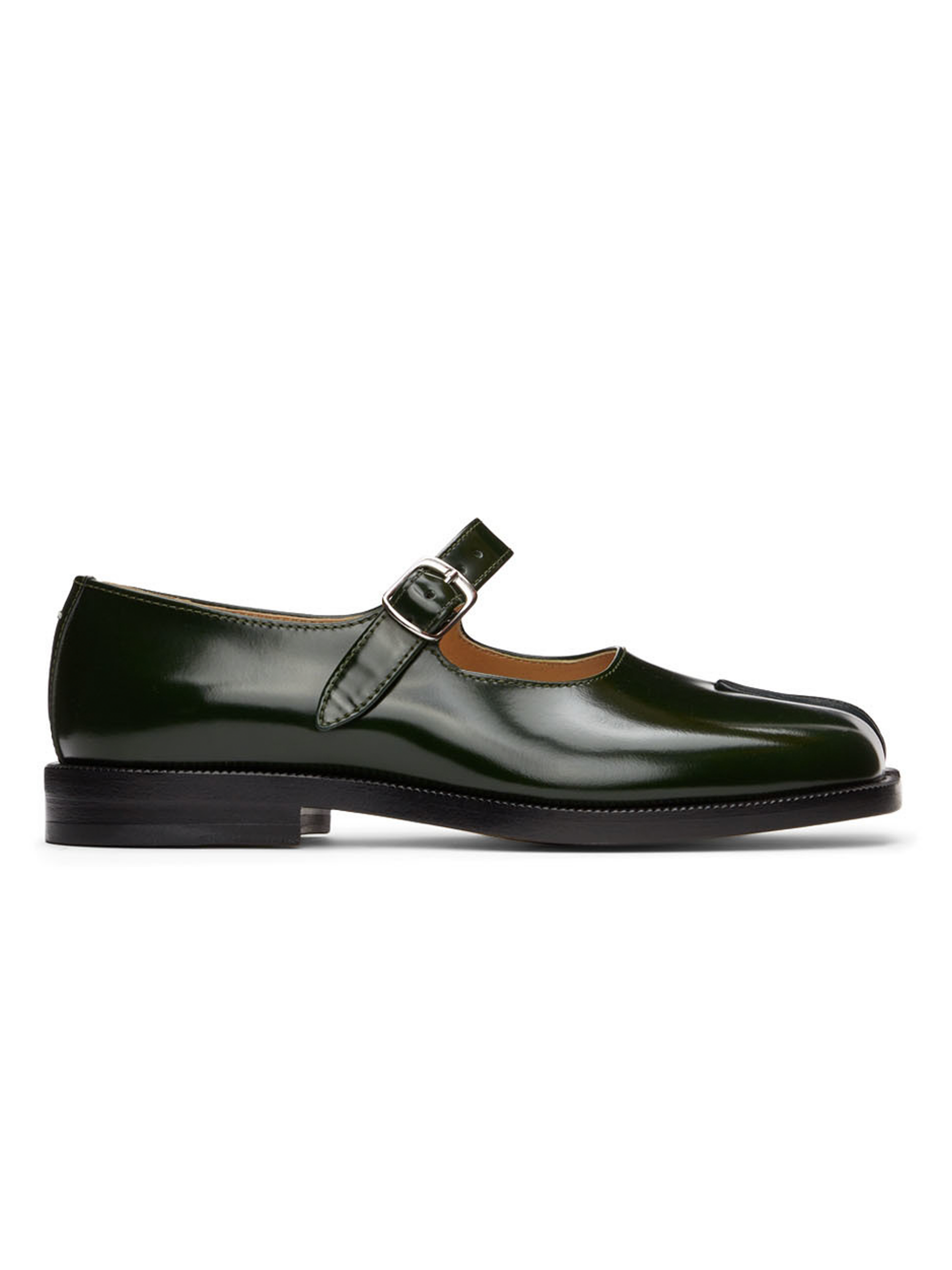 Tabi Mary Jane Chasseurs Green / Black