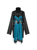 FW2018 Runway Lingerie Tech Overcoat Black / Blue
