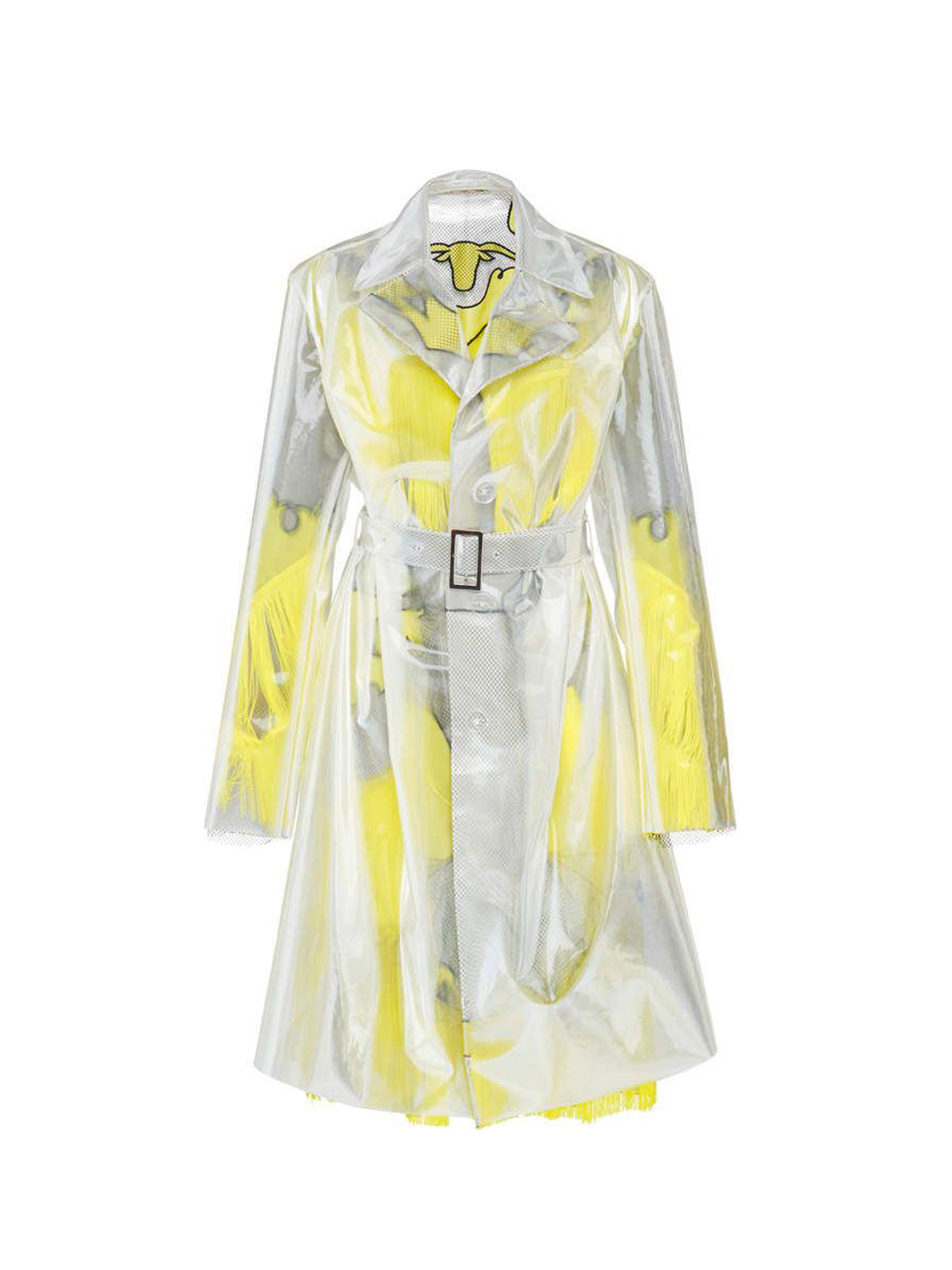 FW2018 Runway Transparent Trenchcoat