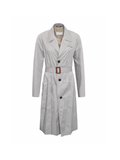 SS2018 Runway Pleated Trenchcoat Grey