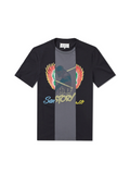 Split T-Shirt Black / Grey