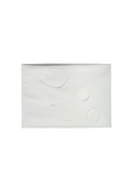 Four Stitches Tabi Large Clutch Bag Cream