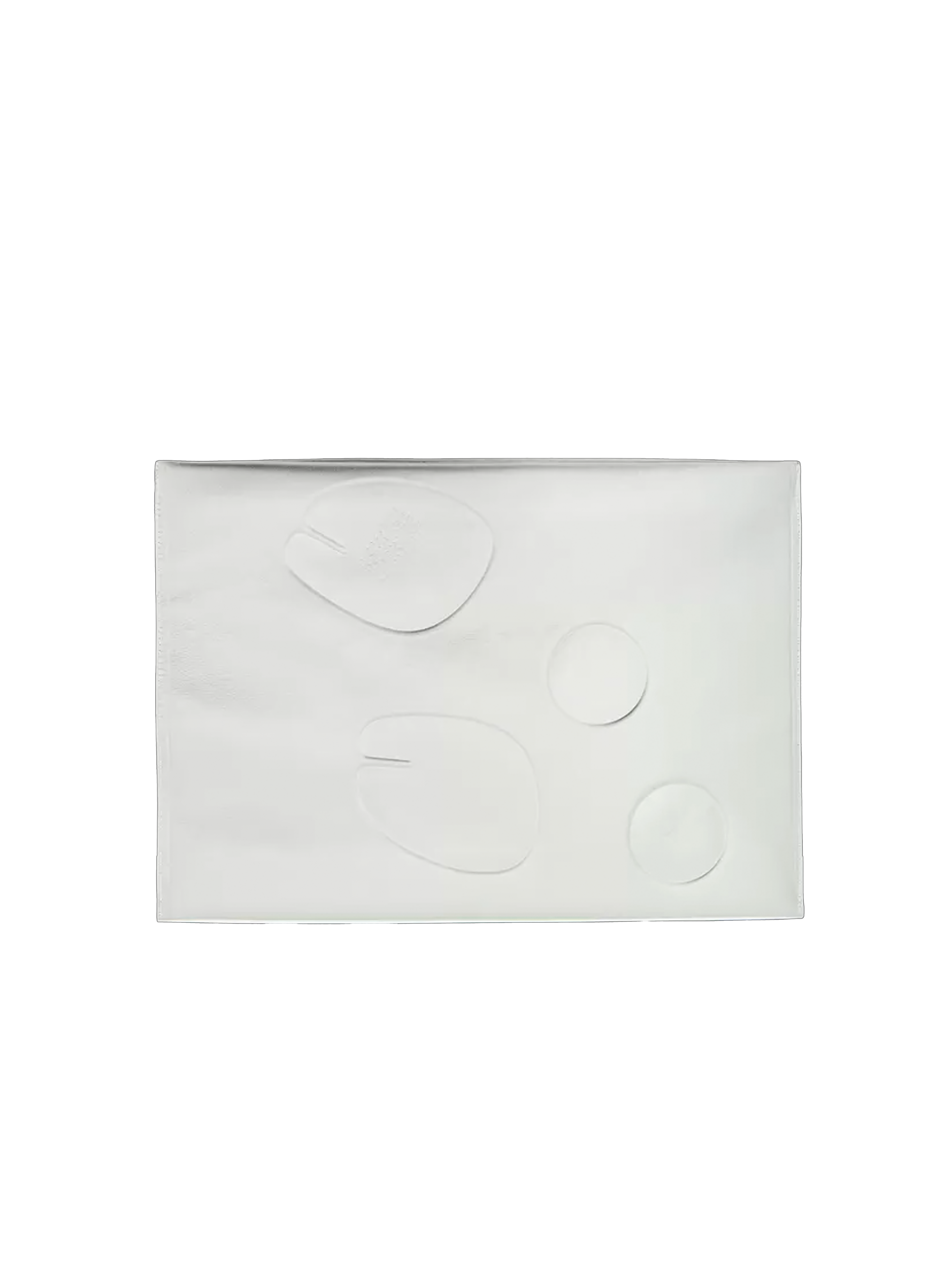 Four Stitches Tabi Large Clutch Bag Cream