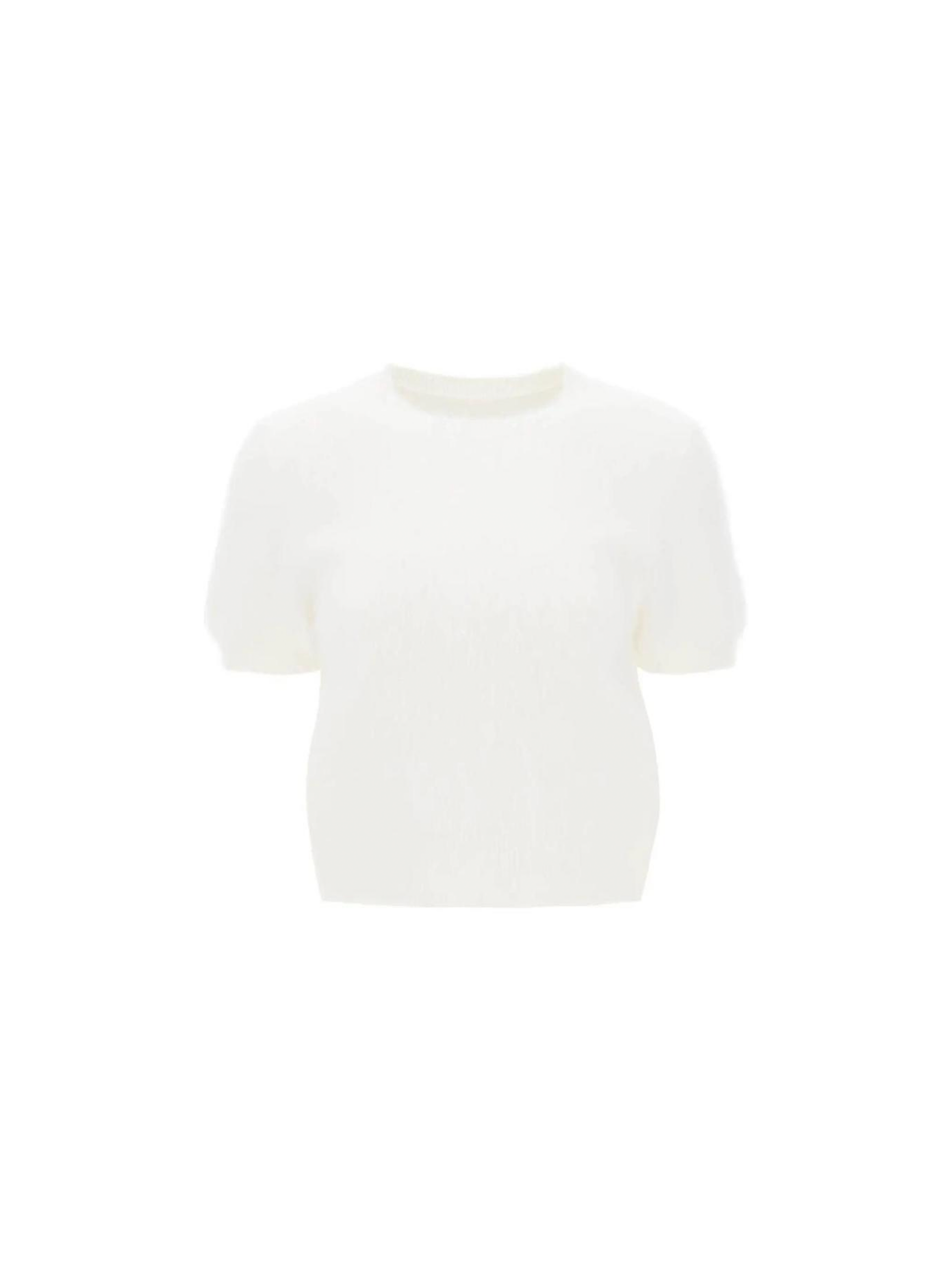 FW2023 Runway Knit Top White