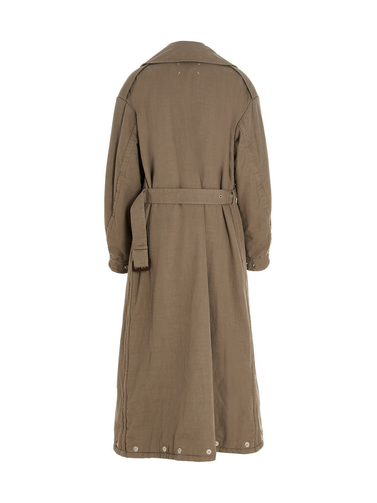 SS2021 Runway Reversible Deconstructed Military Trench Olive Green