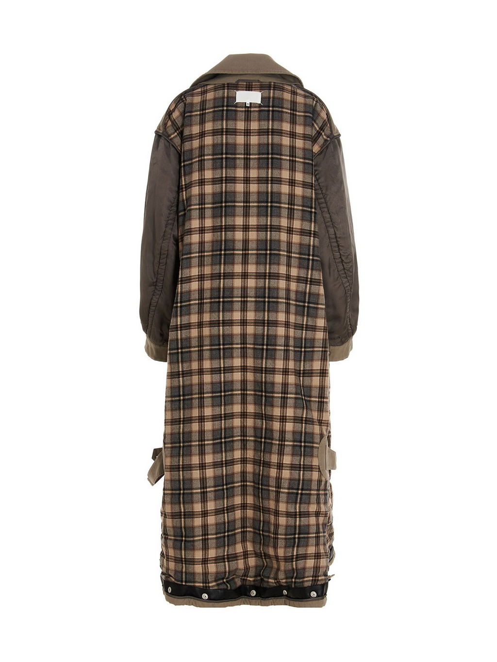 SS2021 Runway Reversible Deconstructed Military Trench Olive Green